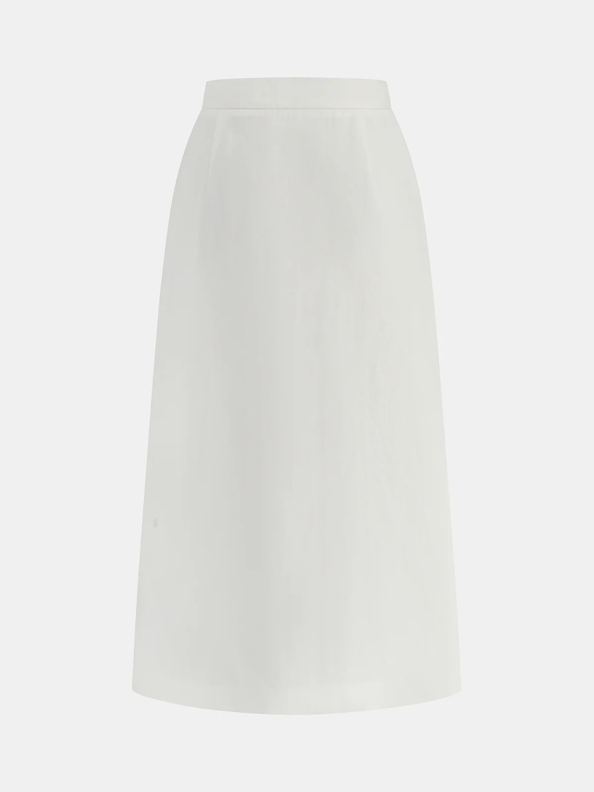 Cotton Linen Scallop Trim Vest & Skirt Set