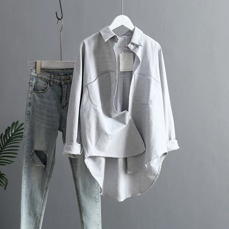 2026 Spring Women Summer Blouse Korean Long Sleeve Womens Tops and Blouses Vintage Women Shirts Blusas Roupa Feminina Tops
