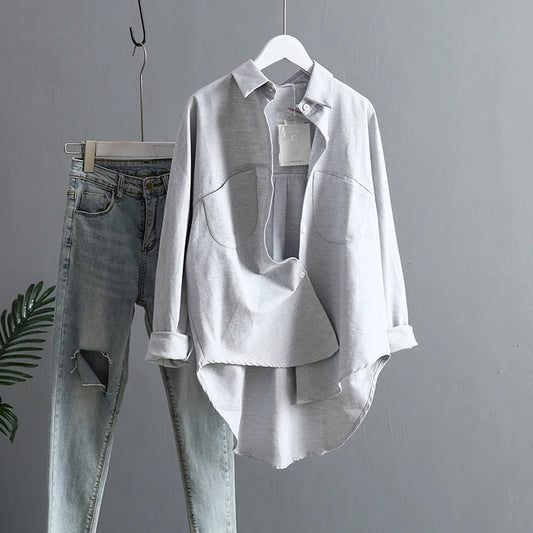 2026 Spring Women Summer Blouse Korean Long Sleeve Womens Tops and Blouses Vintage Women Shirts Blusas Roupa Feminina Tops