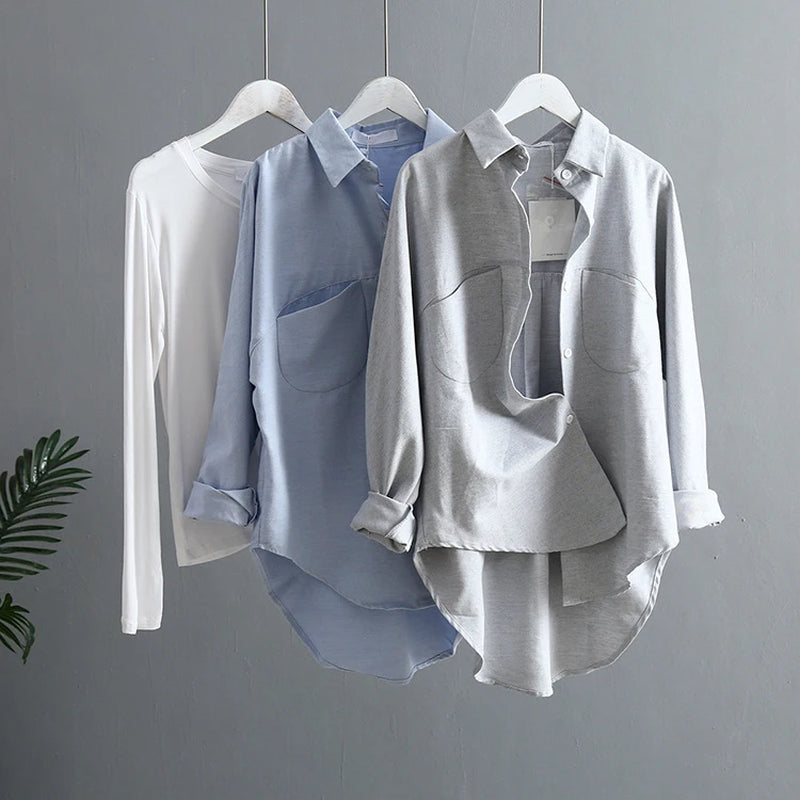 2026 Spring Women Summer Blouse Korean Long Sleeve Womens Tops and Blouses Vintage Women Shirts Blusas Roupa Feminina Tops