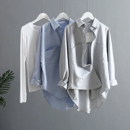 2026 Spring Women Summer Blouse Korean Long Sleeve Womens Tops and Blouses Vintage Women Shirts Blusas Roupa Feminina Tops