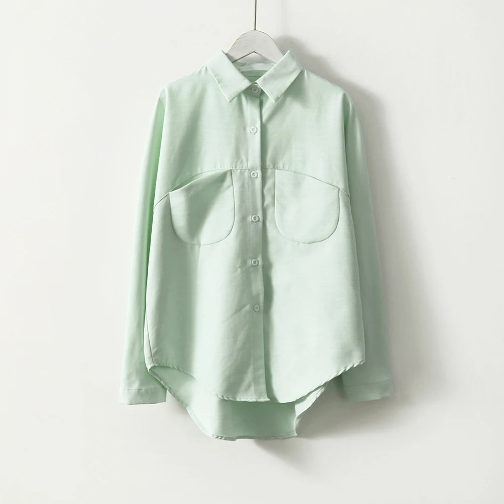 2026 Spring Women Summer Blouse Korean Long Sleeve Womens Tops and Blouses Vintage Women Shirts Blusas Roupa Feminina Tops
