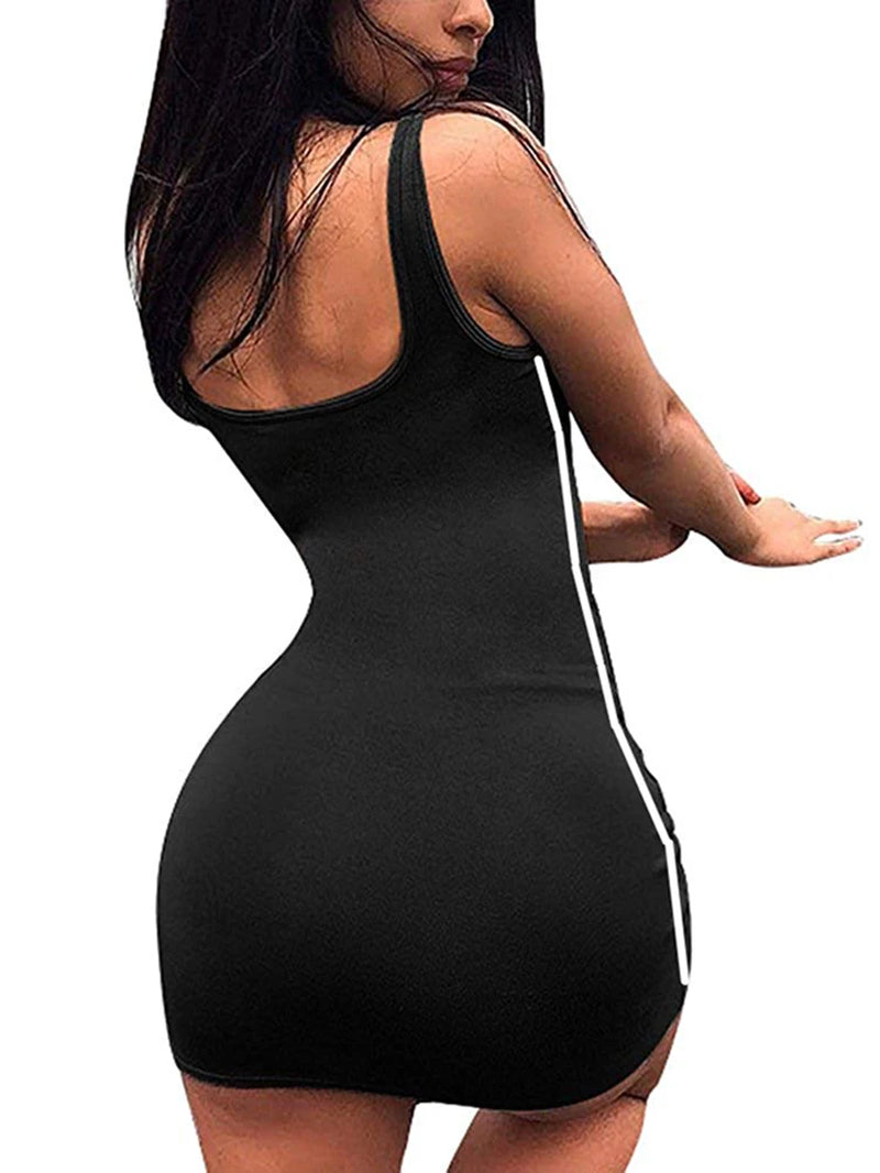 Sexy Women Summer Dress Bandage Bodycon Sleeveless Evening Party Club Short Mini Dress 2019 Fashion Women Clothes